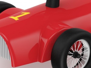 red car toy Modèle 3D