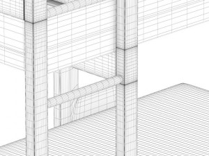 bunk bed 3D Model