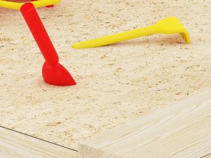 wooden sandpit 3D-Modell