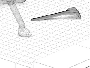wooden sandpit 3D Model