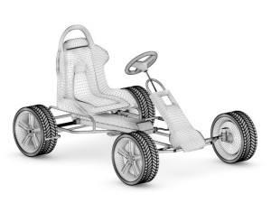 pedal car 3D Model