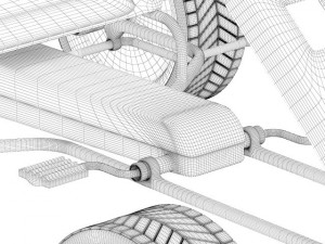 pedal car 3D Model