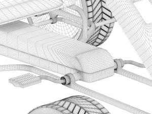 pedal car 3D Model