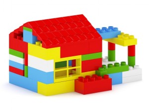 plastic blocks toy 3D Model