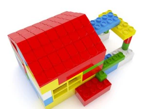 игрушка из пластиковых блоков 3D Модель