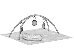 tapete de beb&ecirc; Modelo 3D