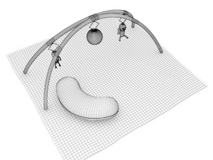 baby mat Model 3D