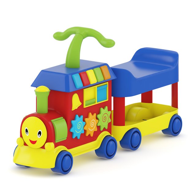 train toy Modello 3D .c4d .max .obj .3ds .fbx .stl .blend 