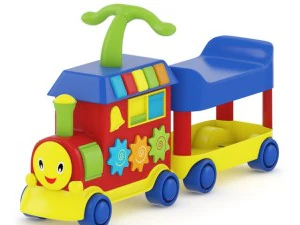 電車のおもちゃ 3Dモデル