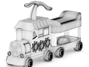 train toy Modello 3D
