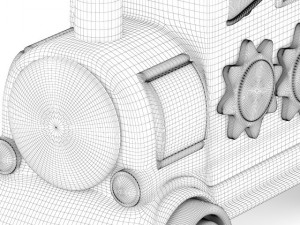 train toy Modello 3D