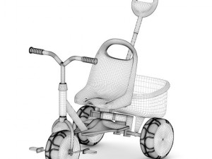 kids tricycle 3D Модель