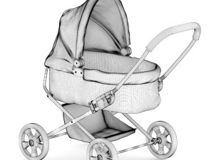 baby stroller 3D Model