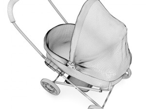 baby stroller 3D Model