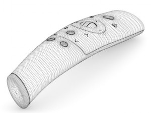 tv remote control 1 3Dモデル
