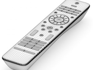 tv remote control 2 3D Model