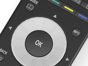 tv remote control 2 3D Model