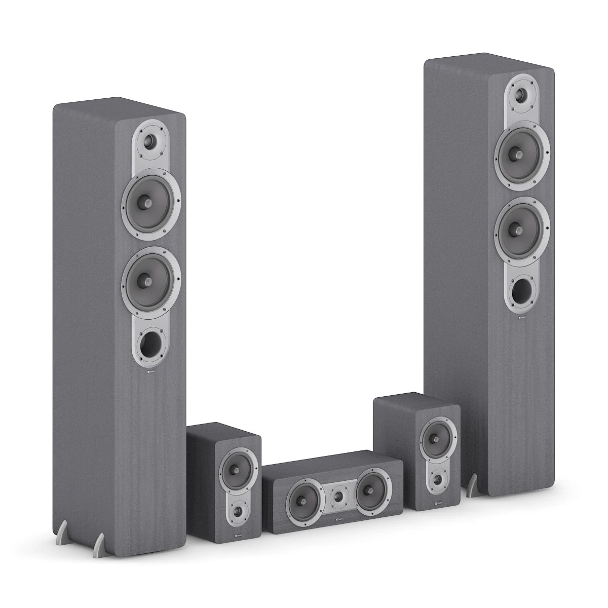 speaker set 1 3D Model .c4d .max .obj .3ds .fbx .stl .blend 