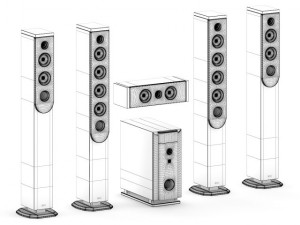 speaker set 2 Modelo 3D