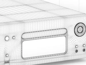 mini hifi set 1 3D Model