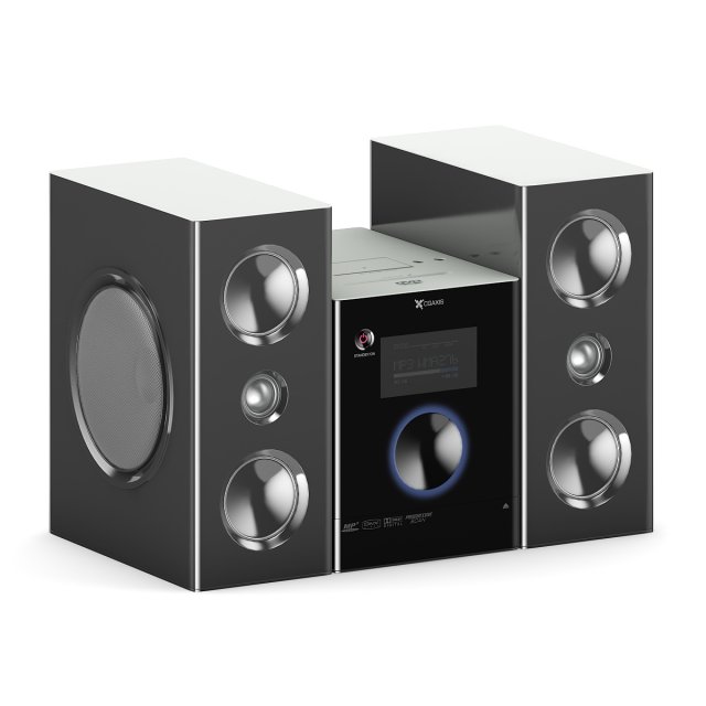 mini hifi set 2 Modèle 3D .c4d .max .obj .3ds .fbx .stl .blend 