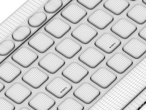 pc keyboard 1 3D Model