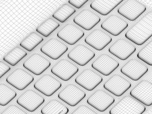 pc keyboard 2 3D Model