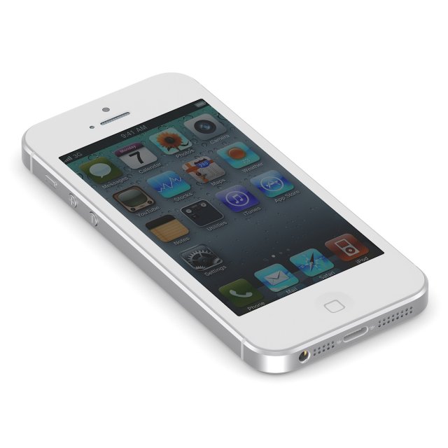 smartphone 1 Model 3D .c4d .max .obj .3ds .fbx .stl .blend 