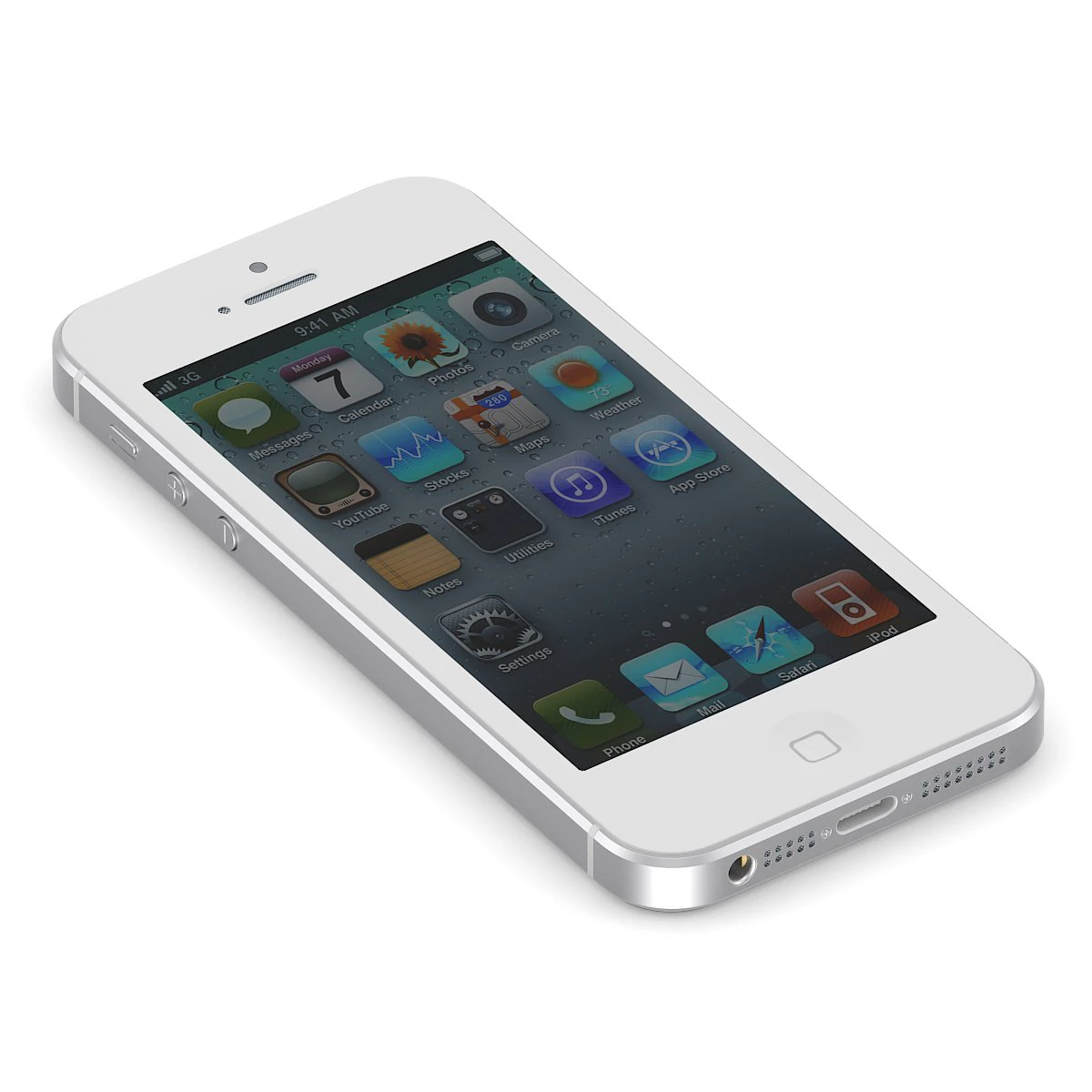 smartphone 1 3D Model .c4d .max .obj .3ds .fbx .stl .blend 