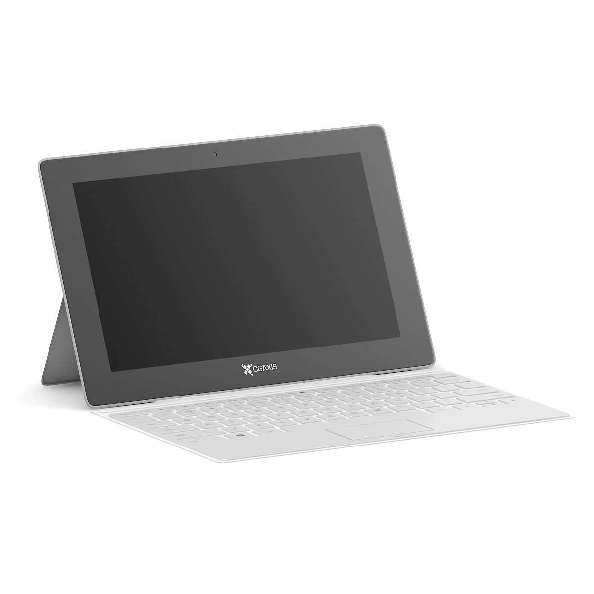 tablet with keyboard 3D Model .c4d .max .obj .3ds .fbx .stl .blend 