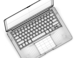 notebook 3D Model