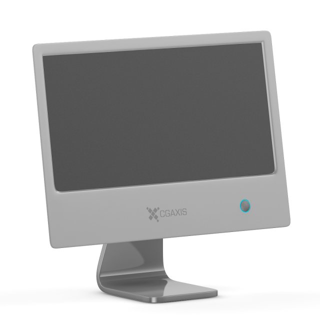 computer monitor 3D Model .c4d .max .obj .3ds .fbx .stl .blend 