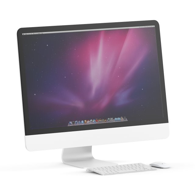 allinone computer 2 Modèle 3D .c4d .max .obj .3ds .fbx .stl .blend 
