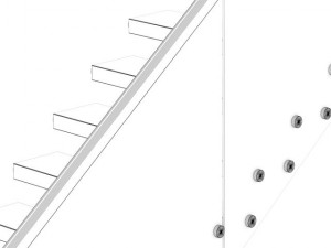 wooden stairs 1 3D Model