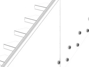 wooden stairs 1 3D Model