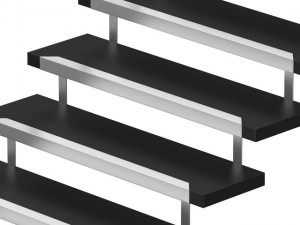 black metal stairs 1 3D Model