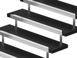 black metal stairs 1 3D Model