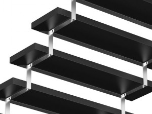 black metal stairs 1 3D Model