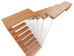 wooden stairs 2 3D Model
