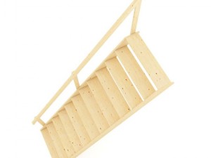 wooden stairs 6 3D Модель