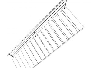 wooden stairs 9 Modelo 3D