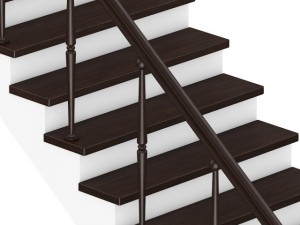 wooden stairs 10 3D Model