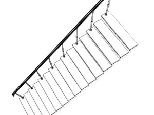 wooden stairs 10 3D Model
