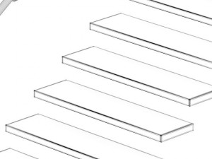 black metal stairs 2 3D-Modell