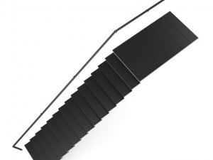 black metal stairs 2 3D-Modell