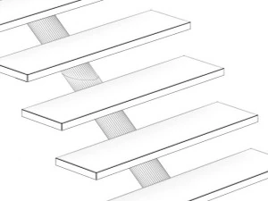 wooden stairs 11 3D Model
