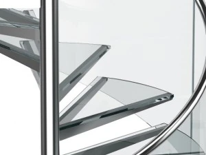 glass spiral stairs 3D Model