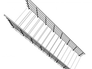 wooden stairs 12 Modello 3D