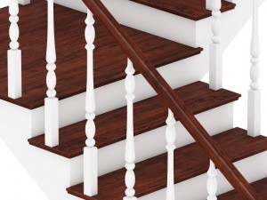 wooden stairs 13 3D Model