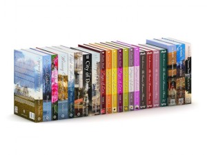 novel books 1 Modèle 3D